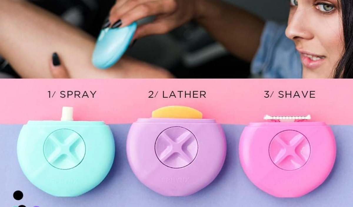 3-in-1 Women's Travel Hair Removal Device